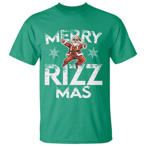 Funny Santa Rizz Christmas T Shirt Merry Rizz Mas Cool TS02 Irish Green Print Your Wear