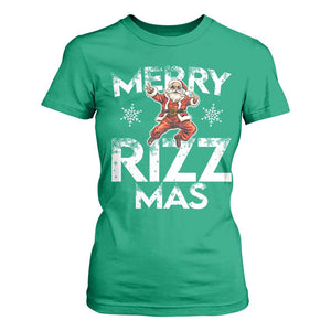 Funny Santa Rizz Christmas T Shirt For Women Merry Rizz Mas Cool TS02 Irish Green Print Your Wear