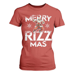 Funny Santa Rizz Christmas T Shirt For Women Merry Rizz Mas Cool TS02 Red Print Your Wear