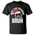 Funny Rizz Christmas Raccoon T Shirt Rizz The Season Bruh Santa Hat TS02 Black Print Your Wear