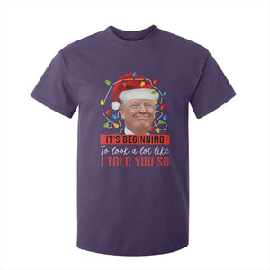 Christmas Trump T Shirt For Kid It't Beginning To Look A Lot Like I Told You So TS02 Purple Print Your Wear