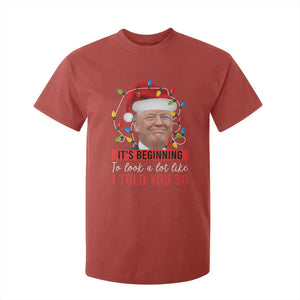 Christmas Trump T Shirt For Kid It't Beginning To Look A Lot Like I Told You So TS02 Red Print Your Wear