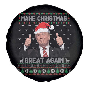 Christmas Trump Spare Tire Cover Make Christmas Great Again Santa Donald Ugly Sweater TS02 Print Your Wear