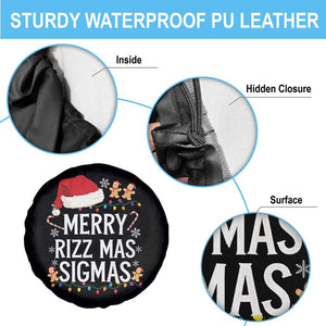 Funny Santa Rizz Christmas Spare Tire Cover Merry Rizzmas Sigmas TS02 Print Your Wear