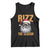 Funny Santa Rizz Christmas Tank Top Rizz The Season TS02 Black Print Your Wear