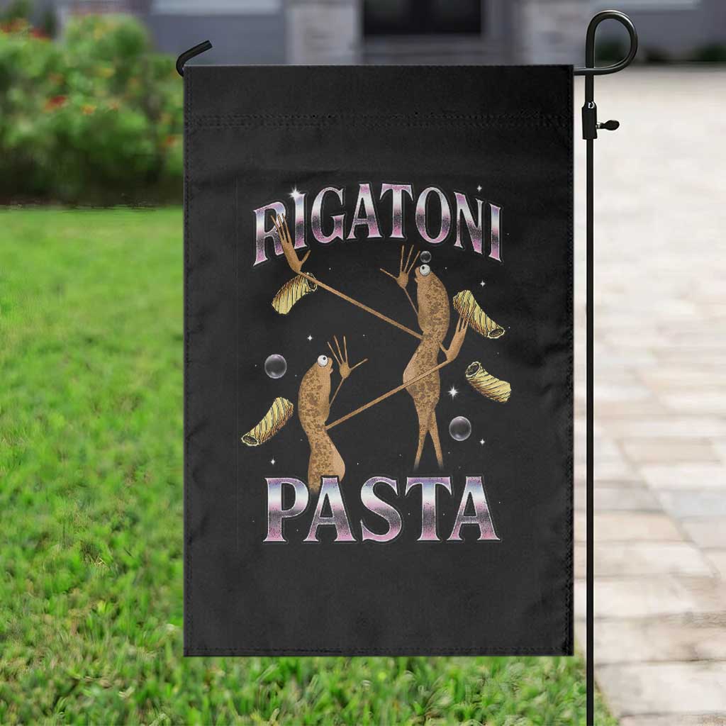 Rigatoni Pasta Lover Marcus The Worm Garden Flag Retro 90s Bootleg Weird Meme Internet Humor TS02 Print Your Wear