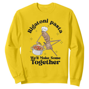 Rigatoni Pasta Chef Marcus The Worm Sweatshirt We'll Make Some Together Wholesome Weird Meme TS02 Daisy Print Your Wear