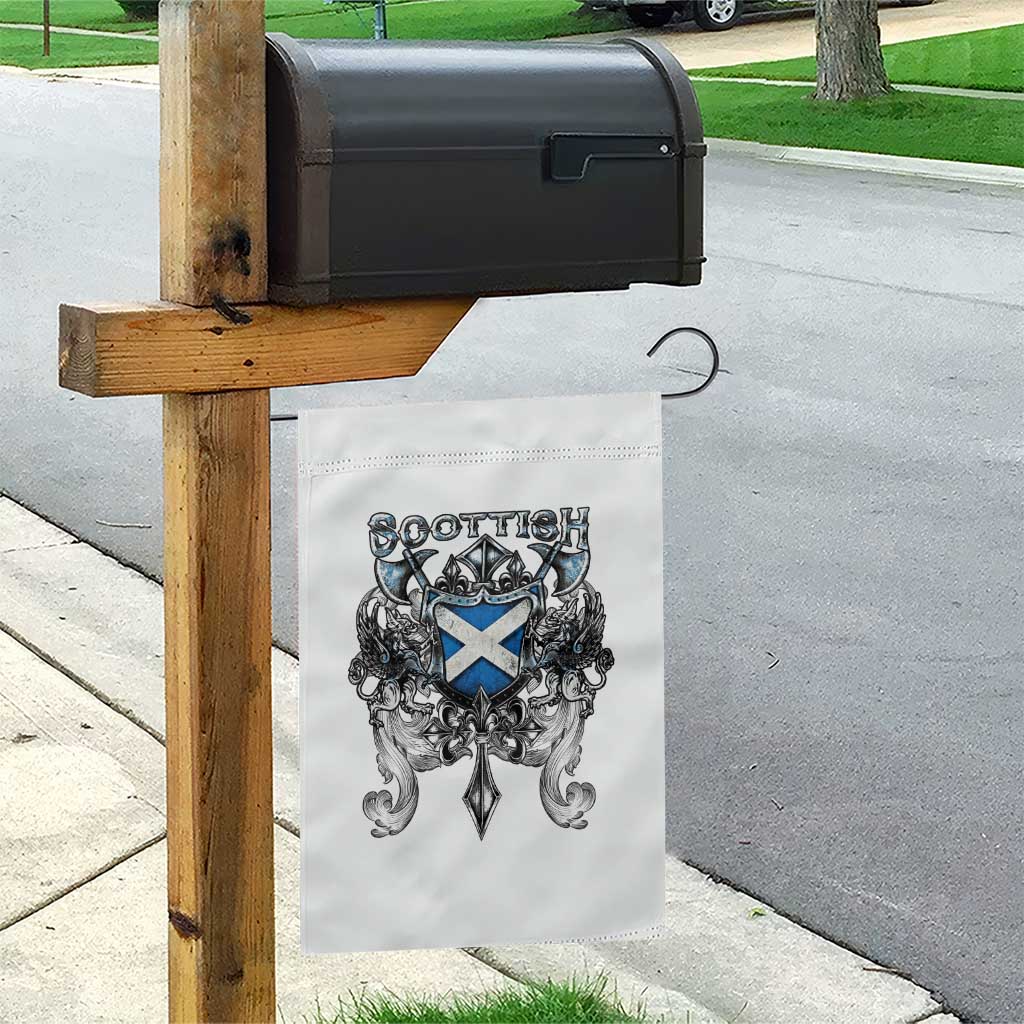 Scottish Heritage Crest Gothic Garden Flag Medieval Flag and Sword Celtic Pride TS02 Print Your Wear