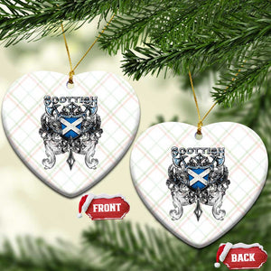 Scottish Heritage Crest Gothic Ceramic Ornament Medieval Flag and Sword Celtic Pride TS02 Print Your Wear
