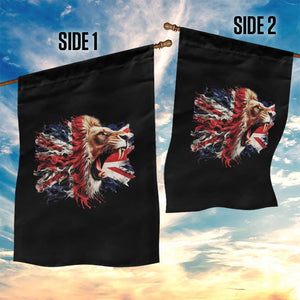 Roaring British Lion Flag Garden Flag Union Jack UK Pride TS02 Print Your Wear