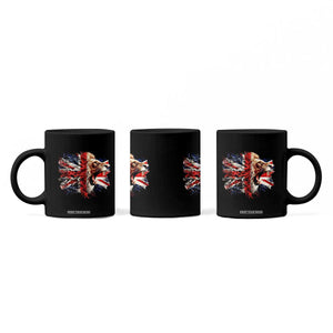 Roaring British Lion Flag Coffee Mug Union Jack UK Pride TS02 Print Your Wear