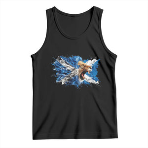 Roaring Scottish Lion Tank Top Braveheart Scotland Flag Pride TS02 Black Print Your Wear