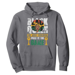 Black History Month Hoodie Black Queen The Most Powerful Piece In The Game Black Pride TS02 Charcoal Printyourwear