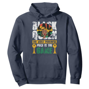 Black History Month Hoodie Black Queen The Most Powerful Piece In The Game Black Pride TS02 Navy Printyourwear