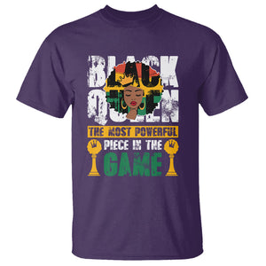 Black History Month T Shirt Black Queen The Most Powerful Piece In The Game Black Pride TS02 Purple Printyourwear