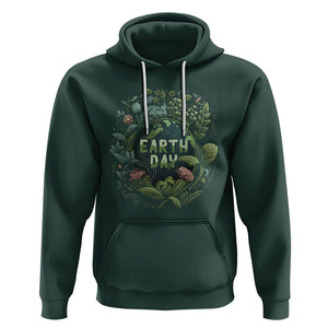 Earth Day Hoodie Green Planet TS02 Dark Forest Green Printyourwear