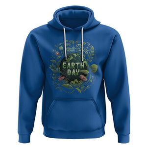 Earth Day Hoodie Green Planet TS02 Royal Blue Printyourwear