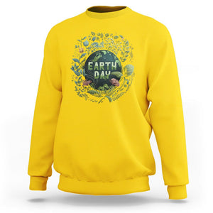 Earth Day Sweatshirt Green Planet TS02 Daisy Printyourwear