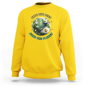 Earth Day Sweatshirt Save The Bees Save The Planet Beekeeper TS02 Daisy Printyourwear