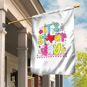 Groovy Texas STAAR Day Garden Flag Don't Stress Do Your Best Teacher Student Motivation TS02 Print Your Wear
