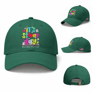 Groovy Texas STAAR Day Baseball Cap Don't Stress Do Your Best Teacher Student Motivation TS02 Baseball Cap Universal Fit Irish Green Print Your Wear