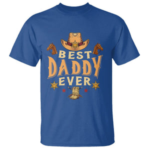 Horse Dad T Shirt Best Daddy Ever Retro Western Cowboy Style TS02 Royal Blue Print Your Wear