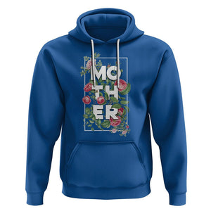 Floral Mom Hoodie Mother Flowers Carnations Mother's Day Gifts TS02 Royal Blue Printyourwear