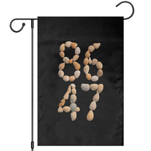 86 47 Seashell Subtle Summer Coastal Graphic Garden Flag Viral Beach Walk Political Satire TS02 Black Print Your Wear