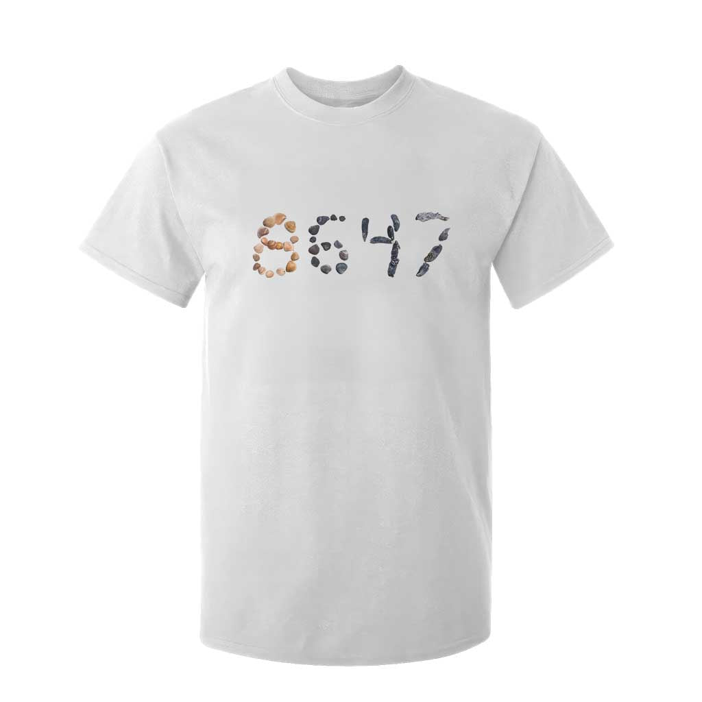 86 47 Seashell Graphic Subtle Summer Coastal T Shirt For Kid Viral 2026 Beach Walk Political Satire TS02 White Print Your Wear