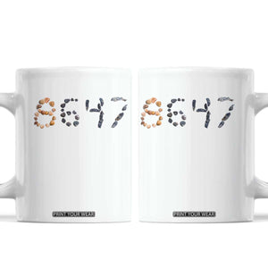 86 47 Seashell Graphic Subtle Summer Coastal Coffee Mug Viral 2026 Beach Walk Political Satire TS02 White Print Your Wear