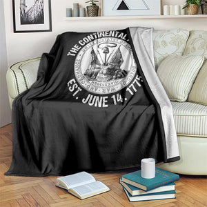 The Continental Army Est 1775 Throw Blanket Patriotic US Military History Graphic TS02 Print Your Wear