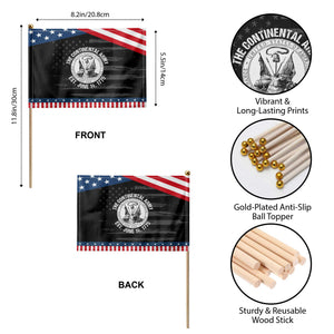 The Continental Army Est 1775 Patriotic Handheld Flag US Military History Graphic TS02 Print Your Wear