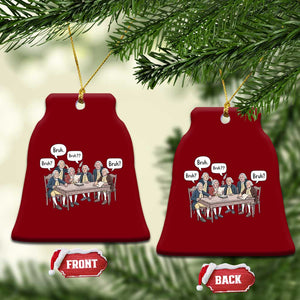 Bruh Founding Fathers Constitutional Convention Ceramic Ornament Funny American History Humorous Patriot TS02 Print Your Wear