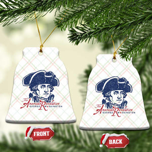 George Washington The American Revolution Ceramic Ornament Distressed Sketch Historic Patriotic Graphic TS02 Print Your Wear