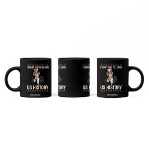 Uncle Sam I Want You To Learn US History Coffee Mug Patriotic Teachers Students TS02 Print Your Wear