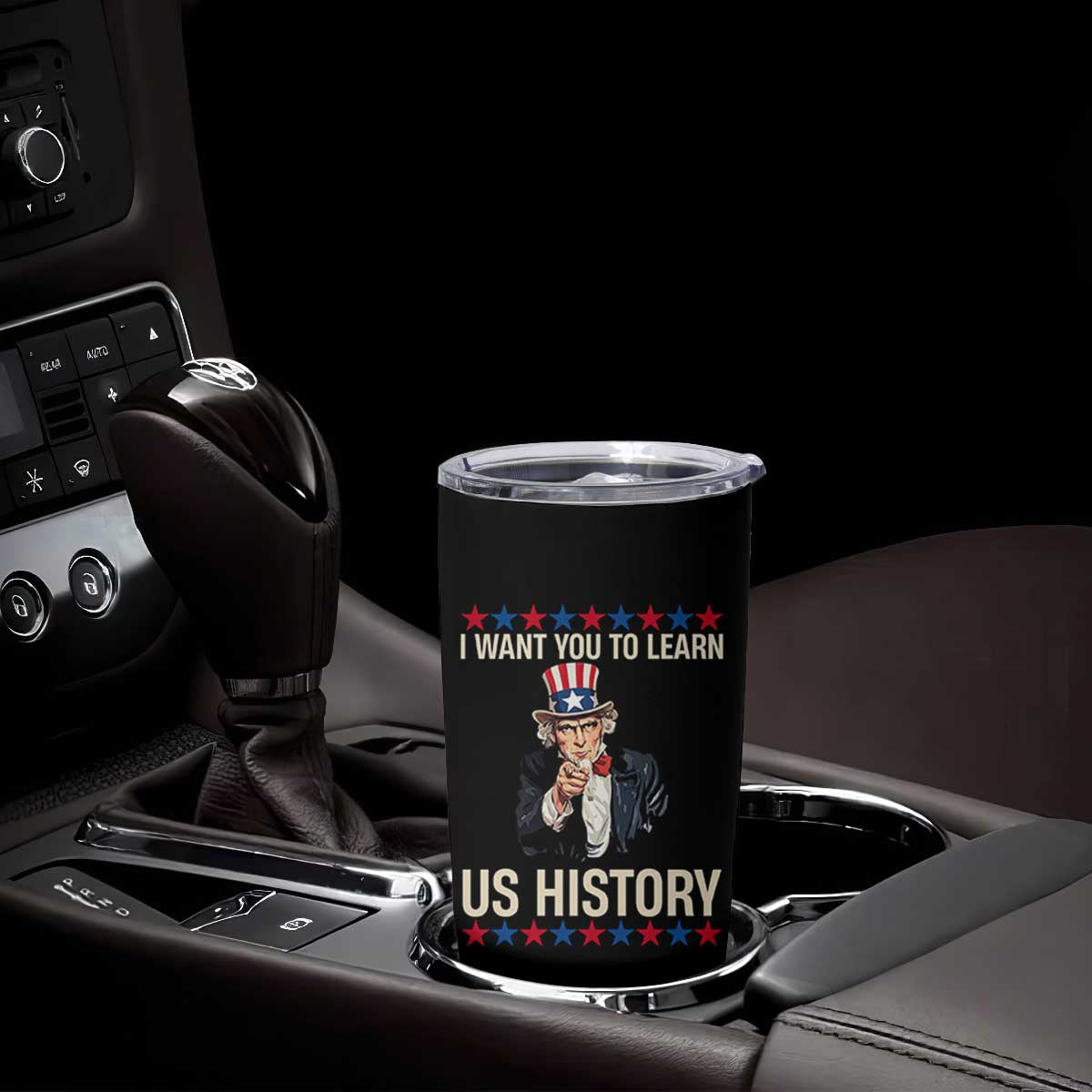 Uncle Sam I Want You To Learn US History Tumbler Cup Patriotic Teachers Students TS02 Print Your Wear
