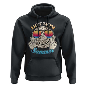Hot Mom Summer Hoodie Chillin' Vibe Leopard Mommy TS02 Black Print Your Wear