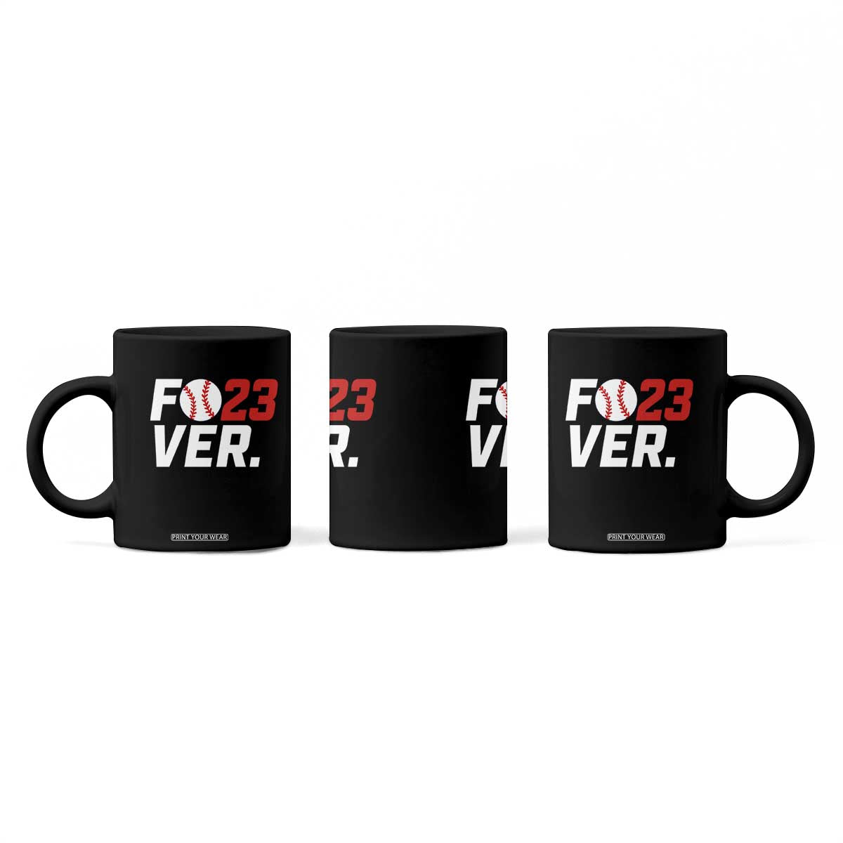Classic Baseball Jersey Number 23 Coffee Mug Fo23ever #23 Ball Sports Fan - Print Your Wear