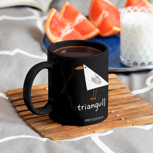 Triangull Funny Triangle Seagull Meme Coffee Mug Geometry Bird Pun Minimalist Coastal Graphic TS02 Print Your Wear