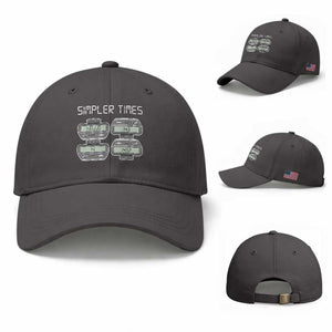 Simpler Times Retro Pager Code Nostalgia 90s Baseball Cap 07734 143 14 1432 Vintage Beeper Graphic