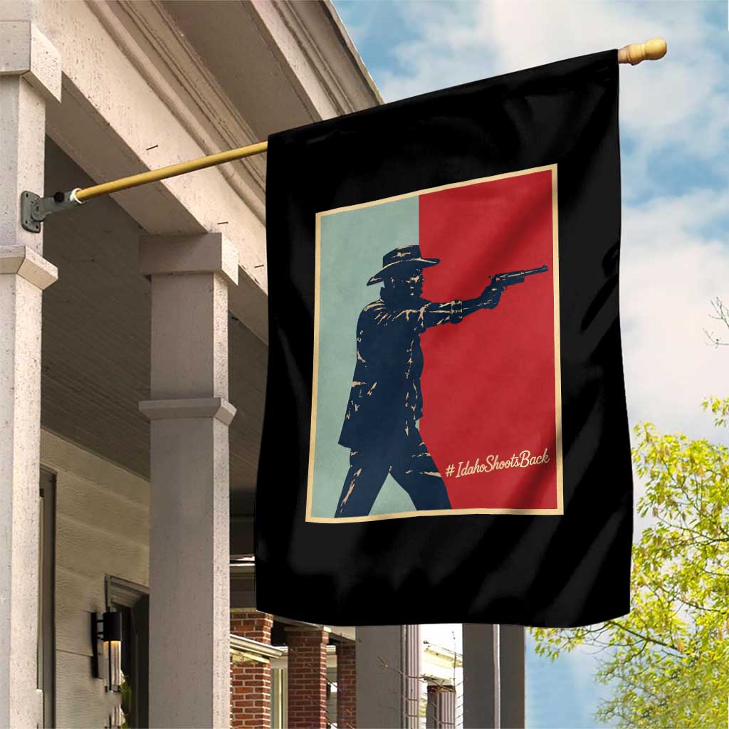 Idaho Shoots Back Vintage Pop Art Poster Style Graphic Garden Flag TS02 Print Your Wear