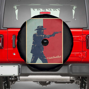 Idaho Shoots Back Vintage Pop Art Poster Style Graphic Spare Tire Cover TS02 Black Print Your Wear