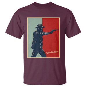 Idaho Shoots Back Vintage Pop Art Poster Style Graphic T Shirt TS02 Maroon Print Your Wear