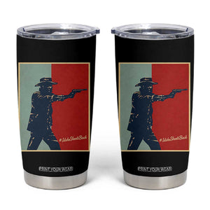 Idaho Shoots Back Vintage Pop Art Poster Style Graphic Tumbler Cup TS02 Black Print Your Wear