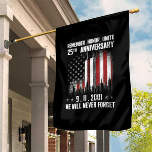 Remember Honor Unite 9 11 Memorial 25th Anniversary Garden Flag We Will Never Forget Patriotic American Flag