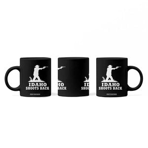 Idaho Shoots Back Cowboy Gunslinger Silhouette Patriotic Graphic Coffee Mug TS02 Print Your Wear