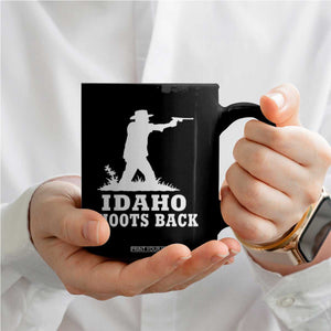 Idaho Shoots Back Cowboy Gunslinger Silhouette Patriotic Graphic Coffee Mug TS02 Print Your Wear