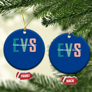 Environmental Services Specialist EVS Week Appreciation Gift Ceramic Ornament Proud EVS Team Member