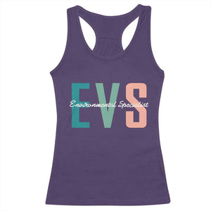 Environmental Services Specialist EVS Week Appreciation Gift Racerback Tank Top Proud EVS Team Member