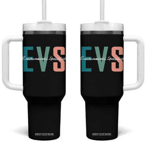 Environmental Services Specialist EVS Week Appreciation Gift Tumbler With Handle Proud EVS Team Member